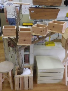 流木付きプランターカバー