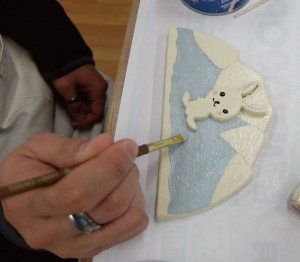 タオルハンガー：塗装