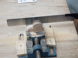 ペーパースタンド（ハート）：溝入れ