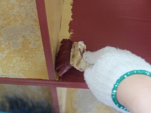 げた箱：カラー塗装