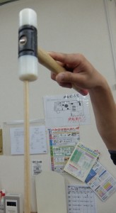 テーブル：目隠し作業