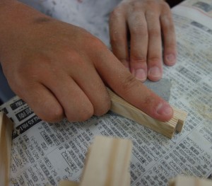 棚（陳列）：磨き