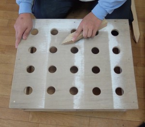 スノコ（ペットボトル）：磨き