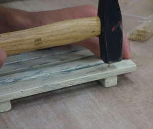 スノコ（横型）：釘付け