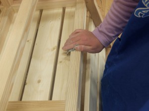 ベンチ：磨き＜紙鑢＞