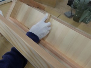 ウッドチェアー：塗装（オイ