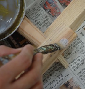 振動装置：塗装（クリア）