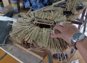 水車：制作（屋根）