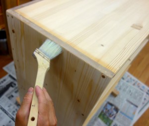 カラー箱：ウレタン塗装