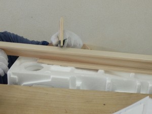 磨き（間仕切り）