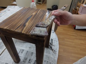 ミニスツール：塗装（クリア）