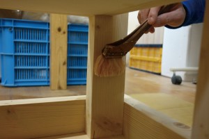 テーブル（長方形）：塗装（クリア）