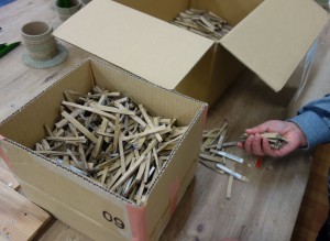 ミニ門松：選別