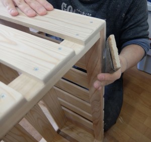 移動式プランター：磨き