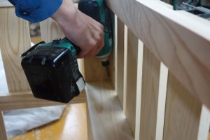 移動式プランター：組み立て